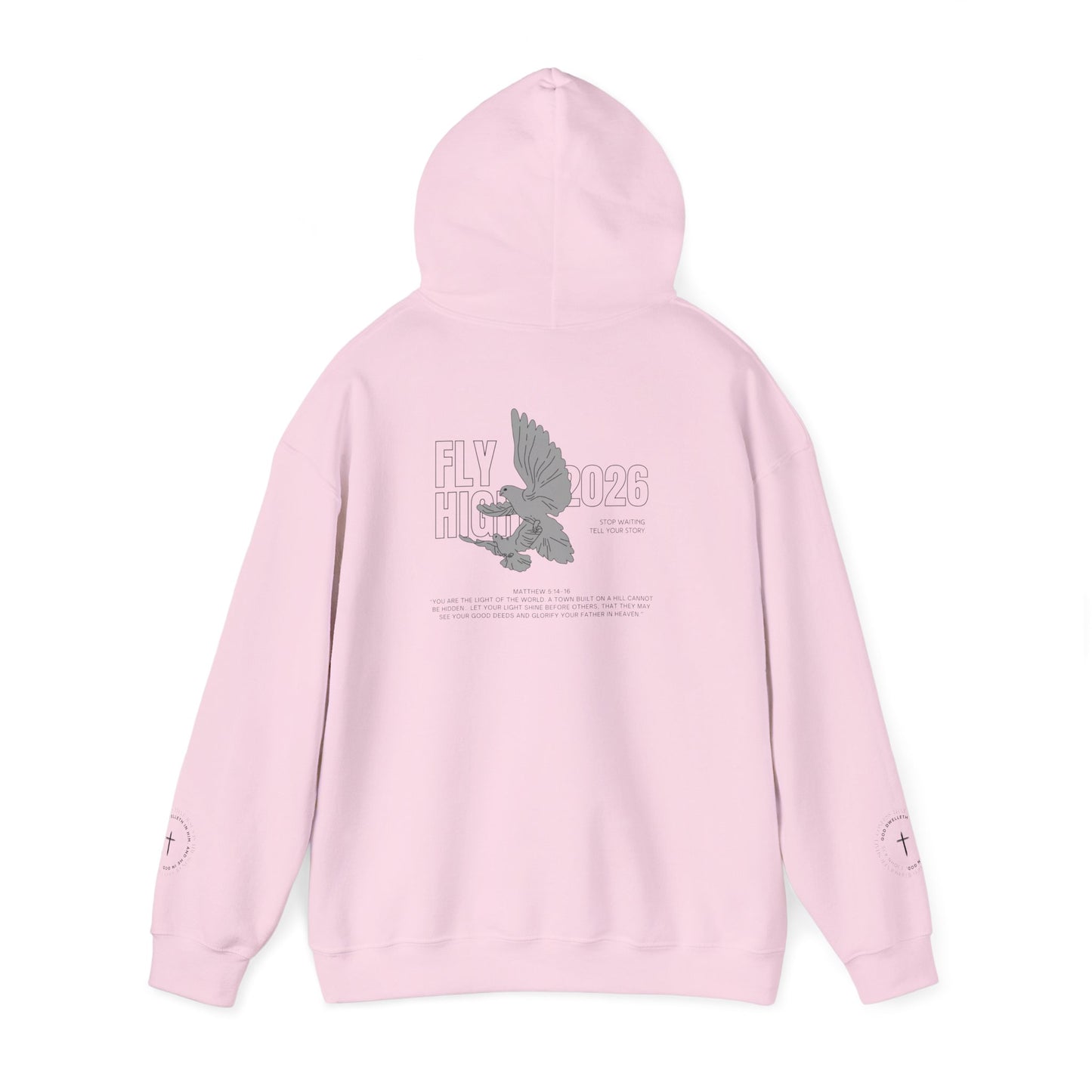 Tell Your Story Hoodie — Testimony Scripture Back