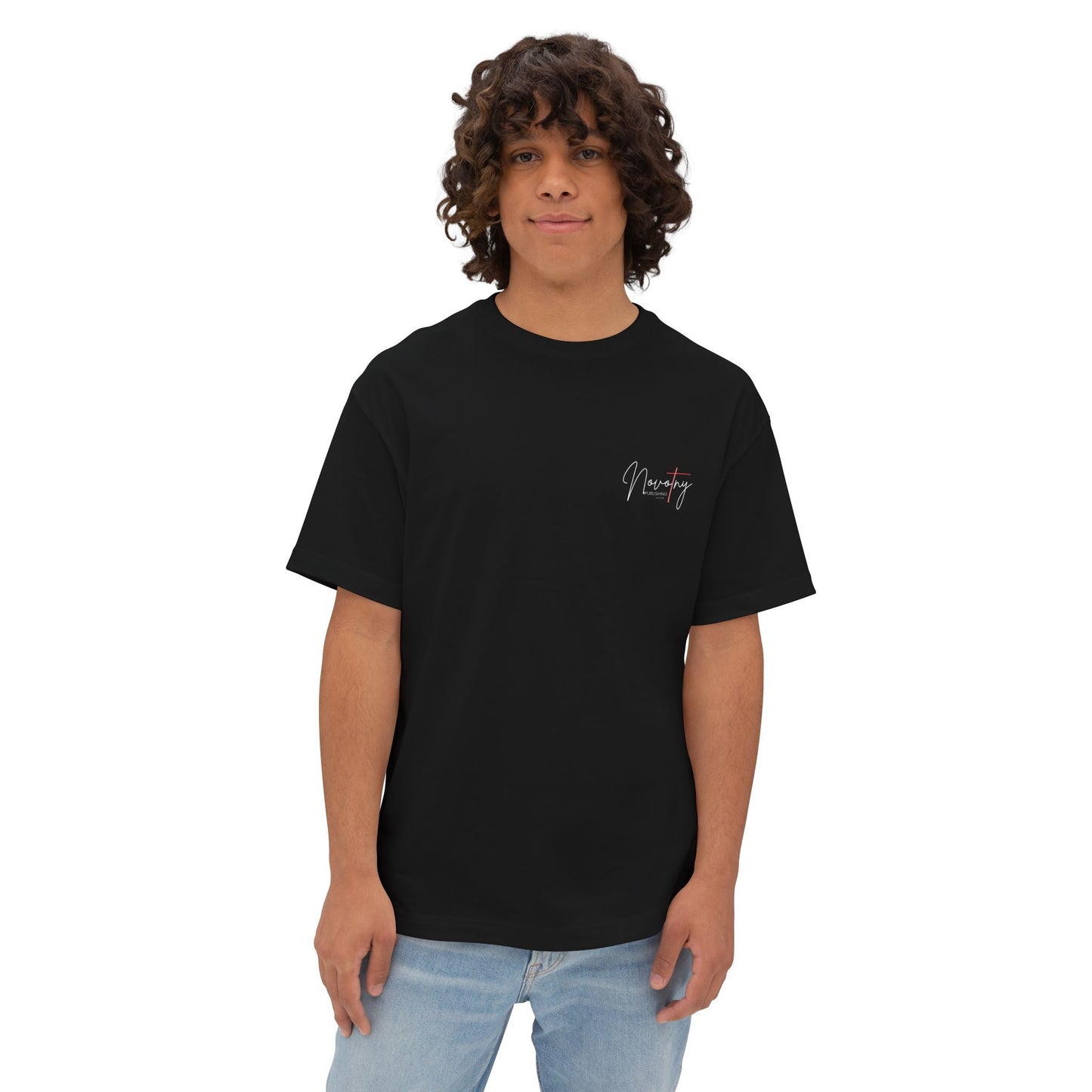 Tell Your Story Oversized Boxy Tee – Faith Inspired Unisex Premium Cotton Shirt