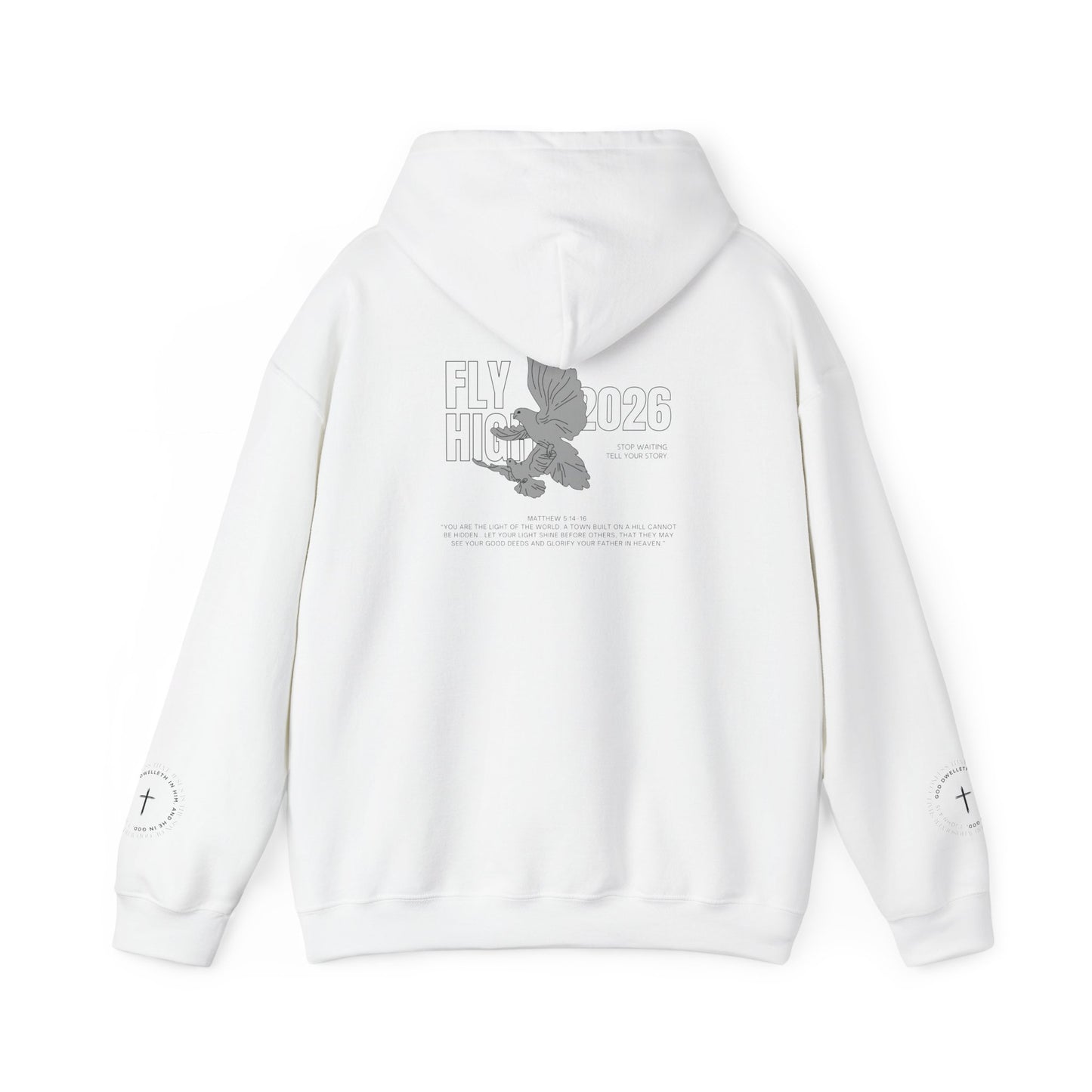 Tell Your Story Hoodie — Testimony Scripture Back
