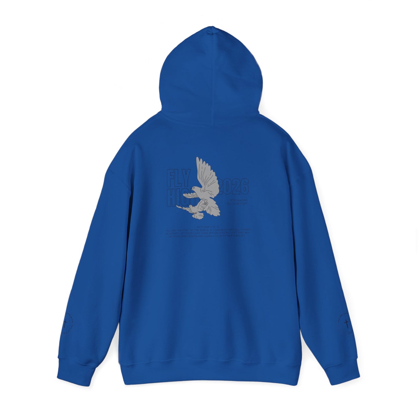 Tell Your Story Hoodie — Testimony Scripture Back