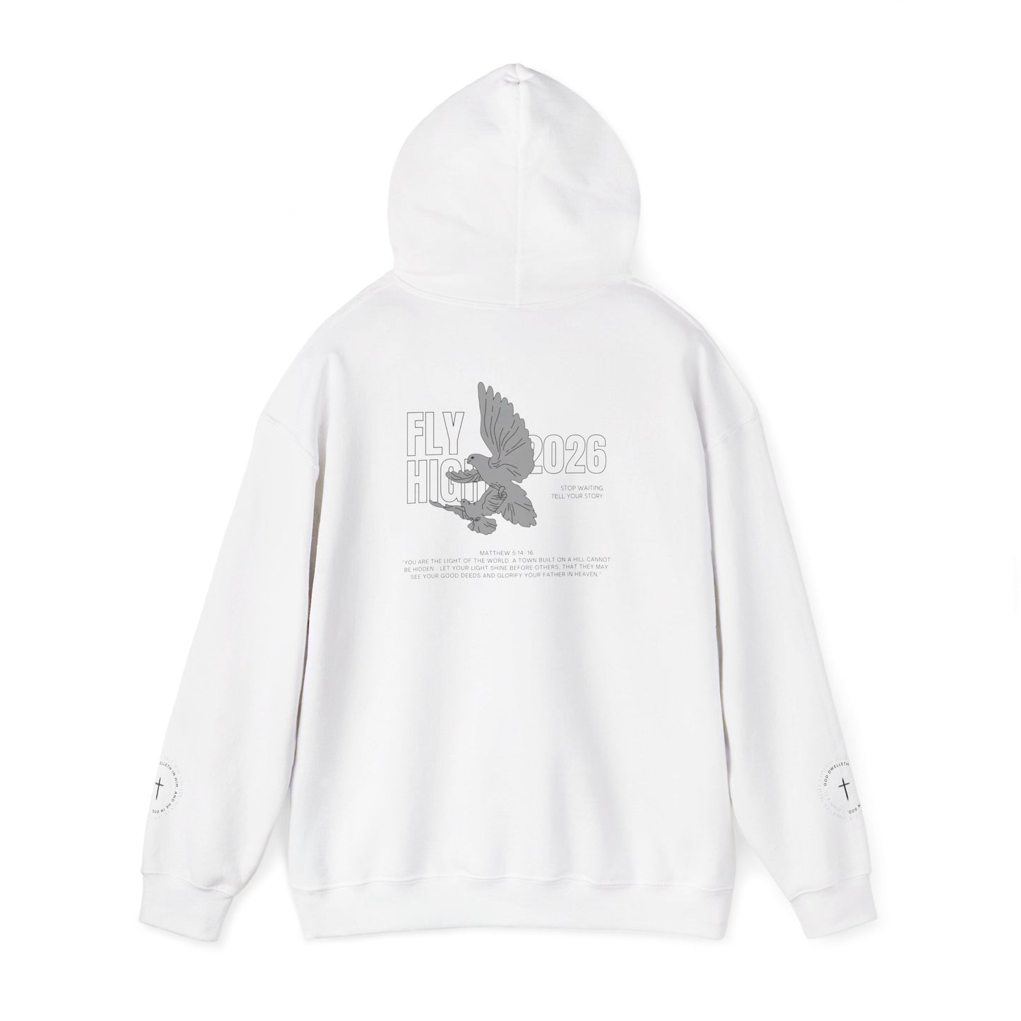 Tell Your Story Hoodie — Testimony Scripture Back
