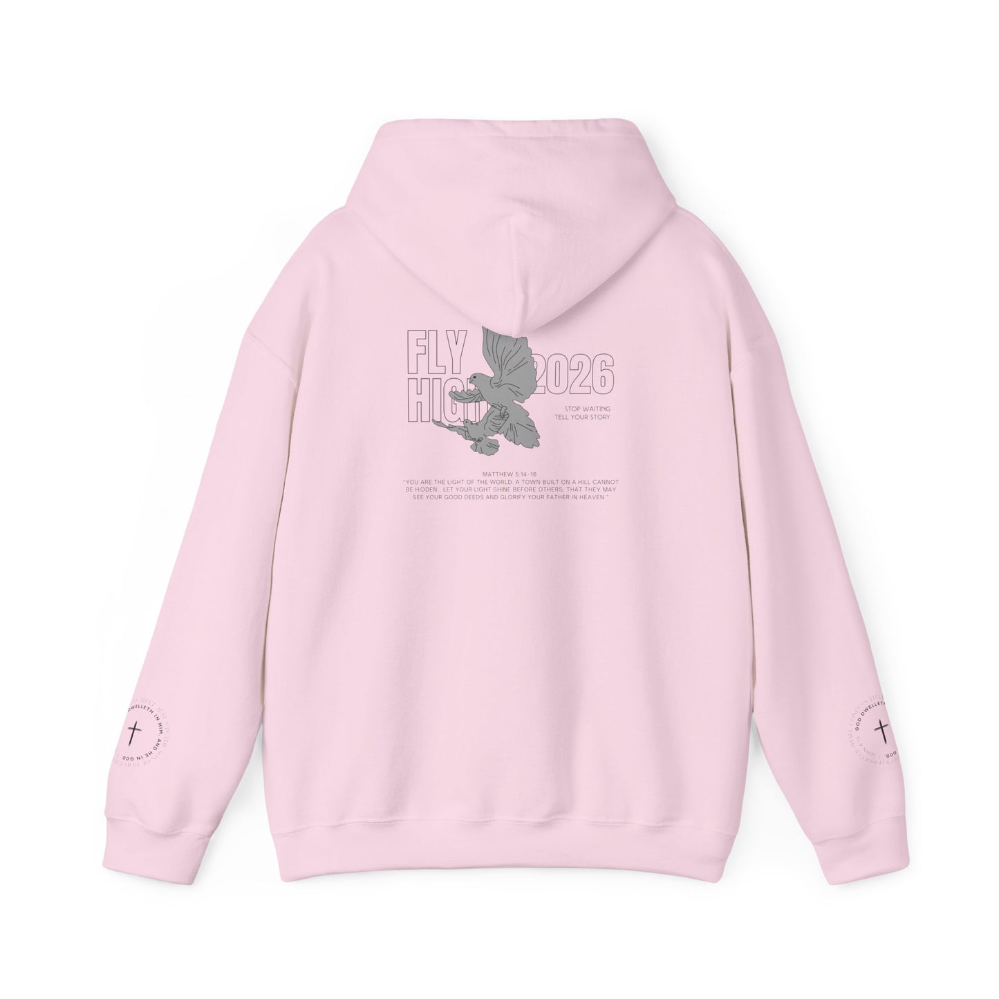 Tell Your Story Hoodie — Testimony Scripture Back