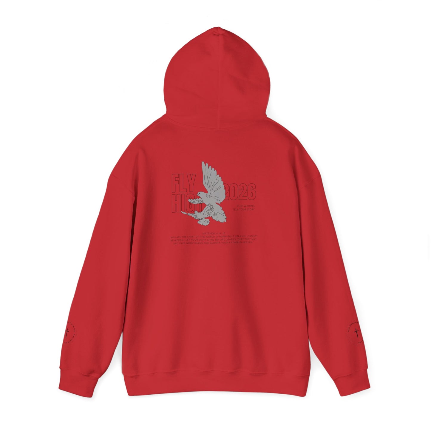 Tell Your Story Hoodie — Testimony Scripture Back