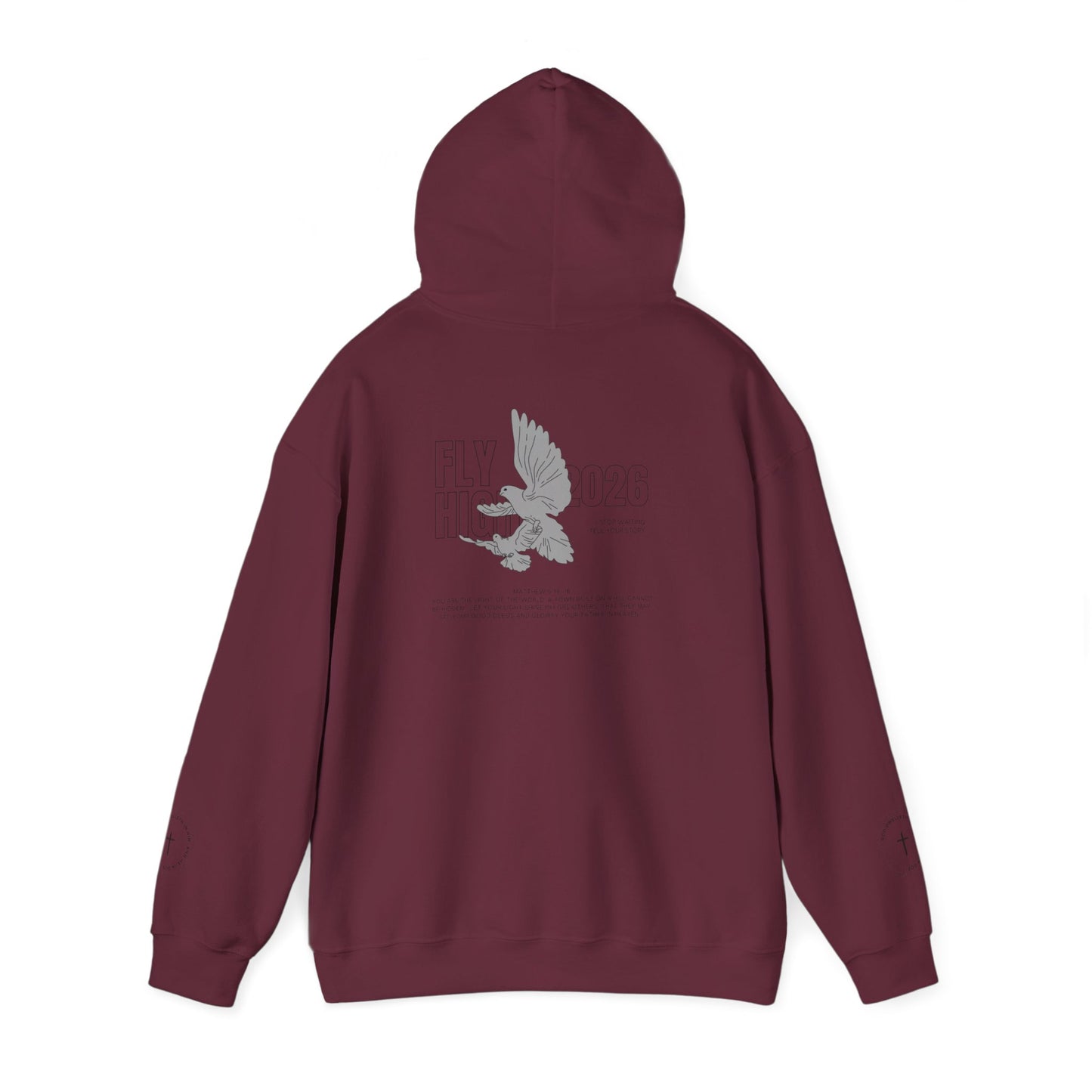 Tell Your Story Hoodie — Testimony Scripture Back