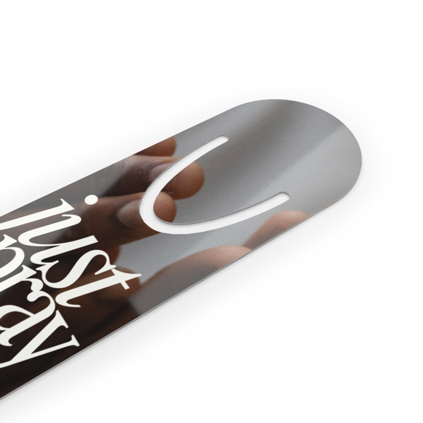 Just Pray Metal Bookmark — Inspirational Prayer Bookmark for Readers