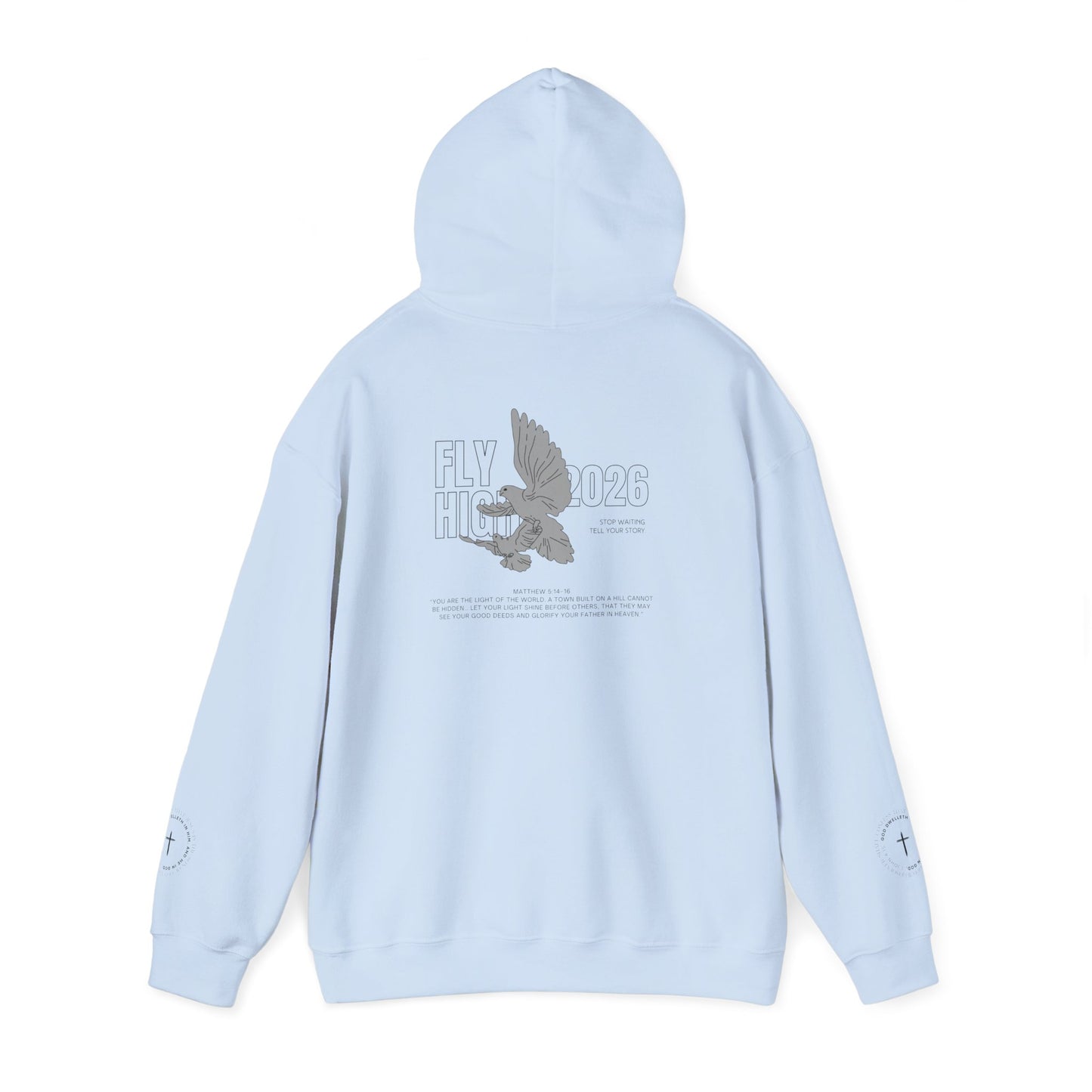 Tell Your Story Hoodie — Testimony Scripture Back
