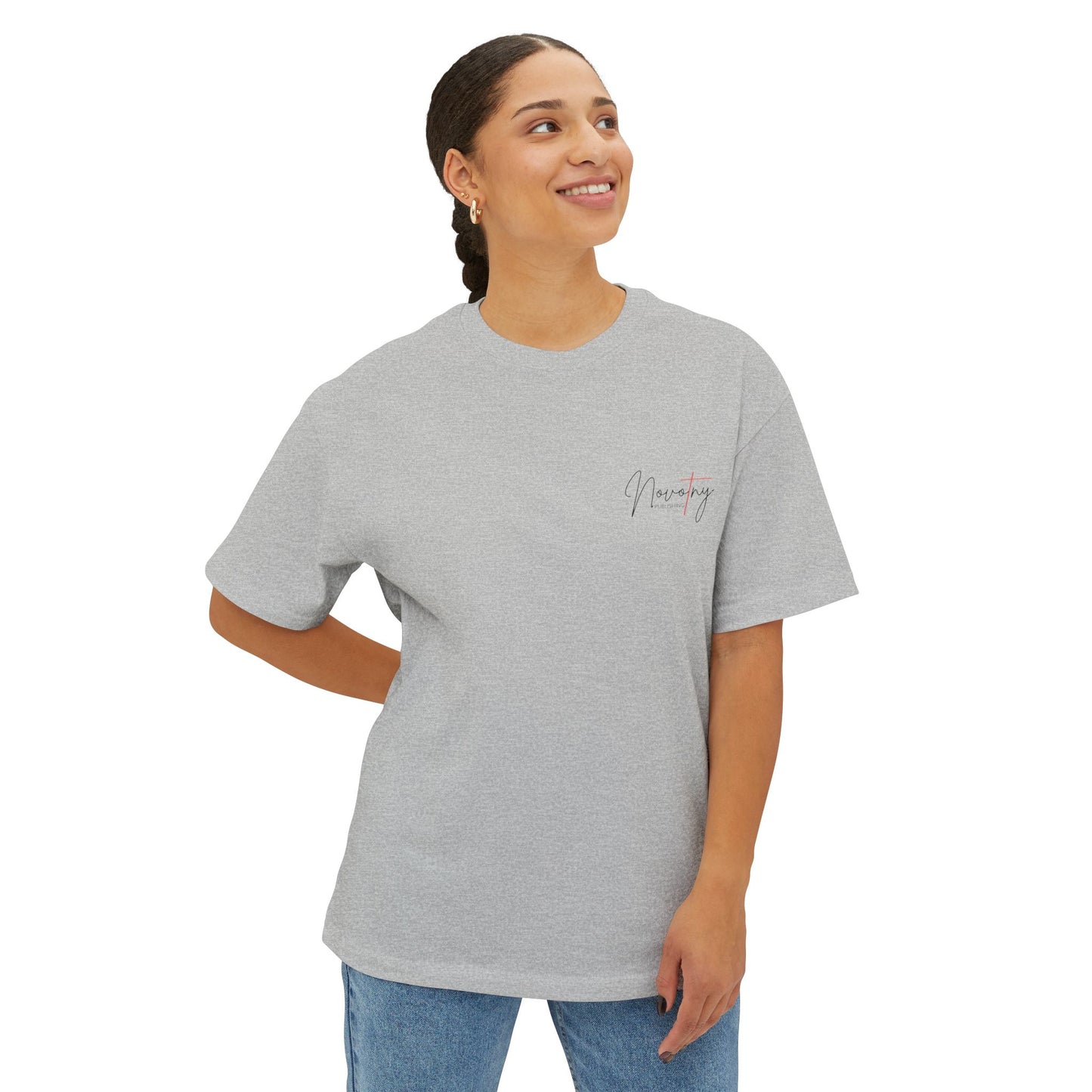 Tell Your Story Oversized Boxy Tee – Inspire Unisex Premium Cotton Shirt