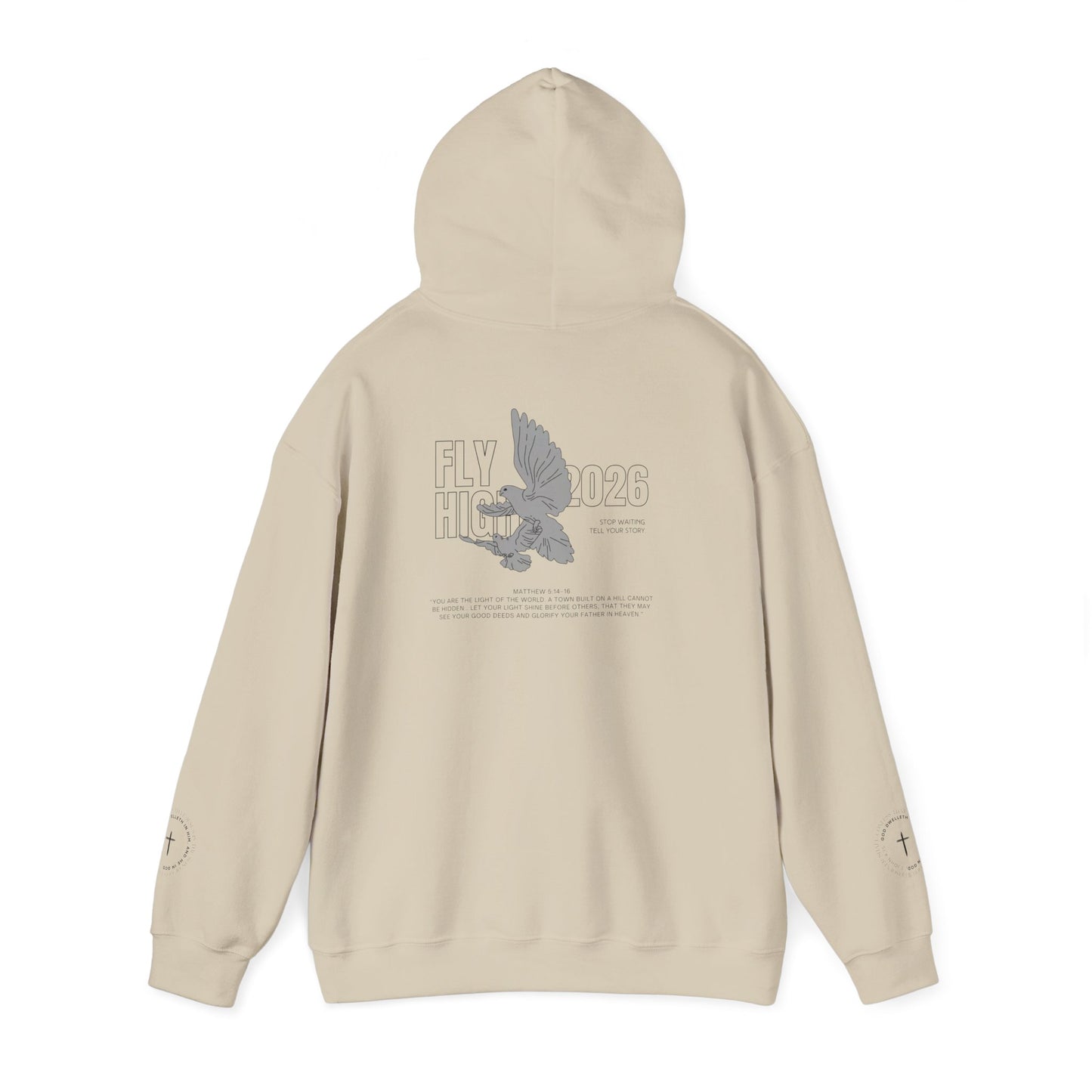 Tell Your Story Hoodie — Testimony Scripture Back