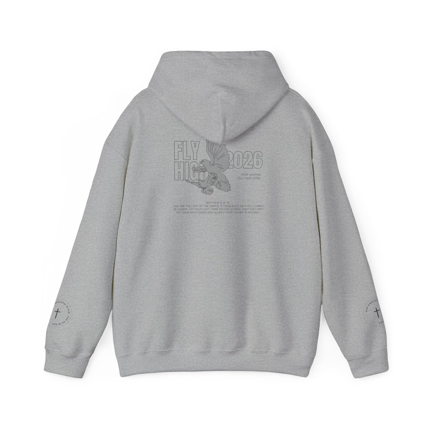 Tell Your Story Hoodie — Testimony Scripture Back