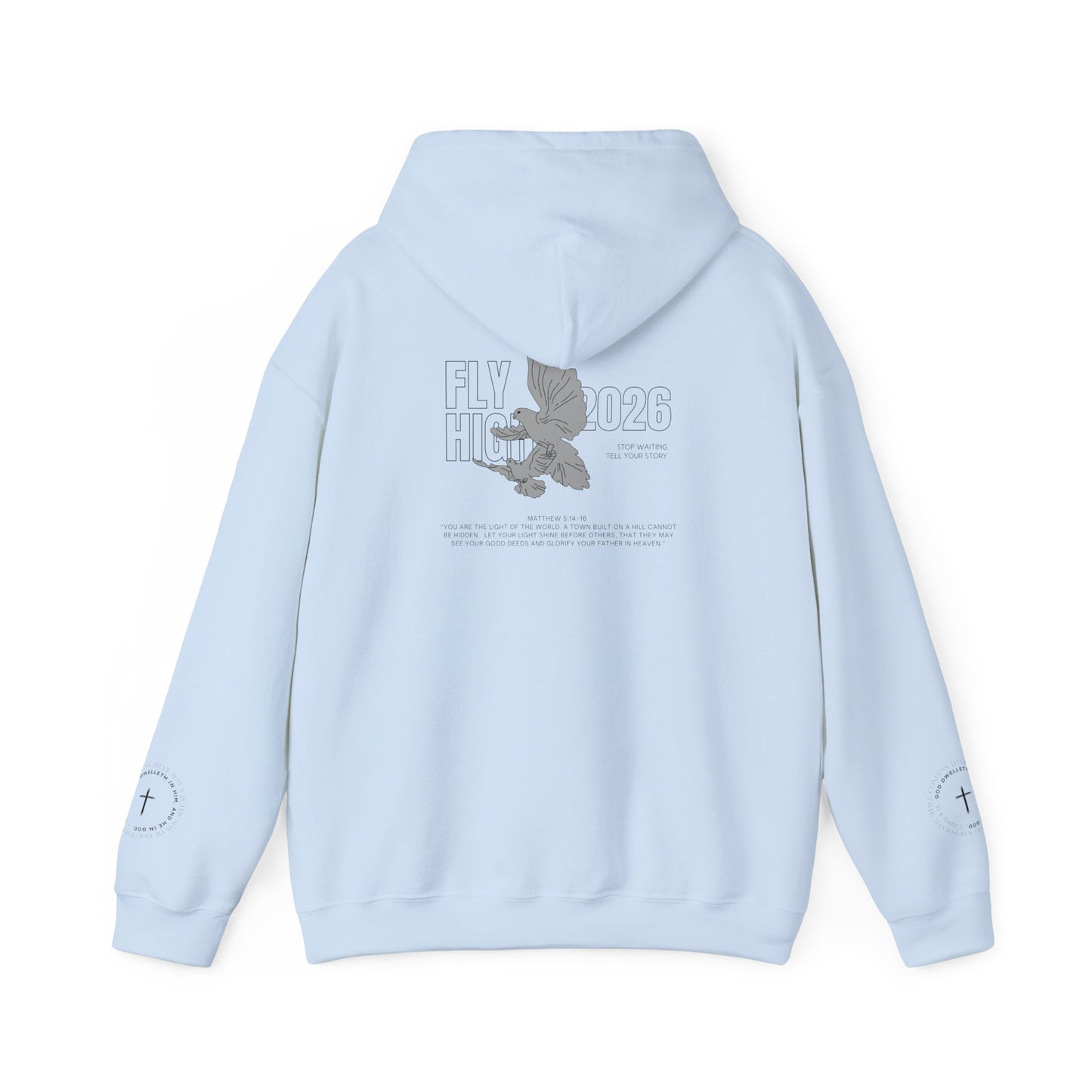 Tell Your Story Hoodie — Testimony Scripture Back