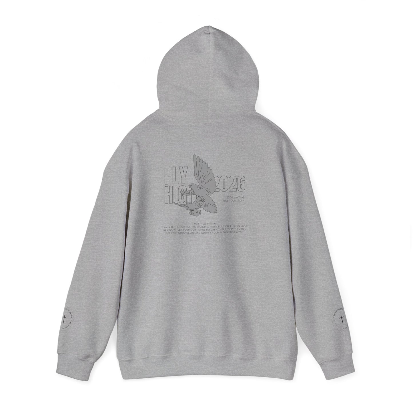 Tell Your Story Hoodie — Testimony Scripture Back