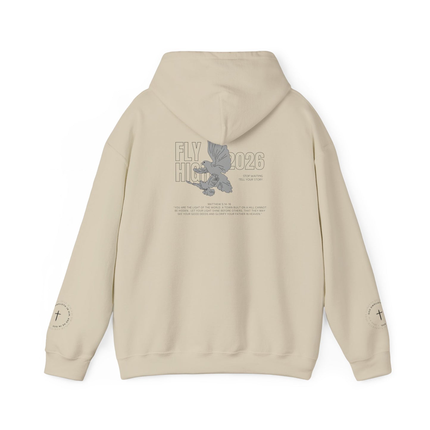 Tell Your Story Hoodie — Testimony Scripture Back