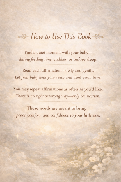 Affirmations For Newborns