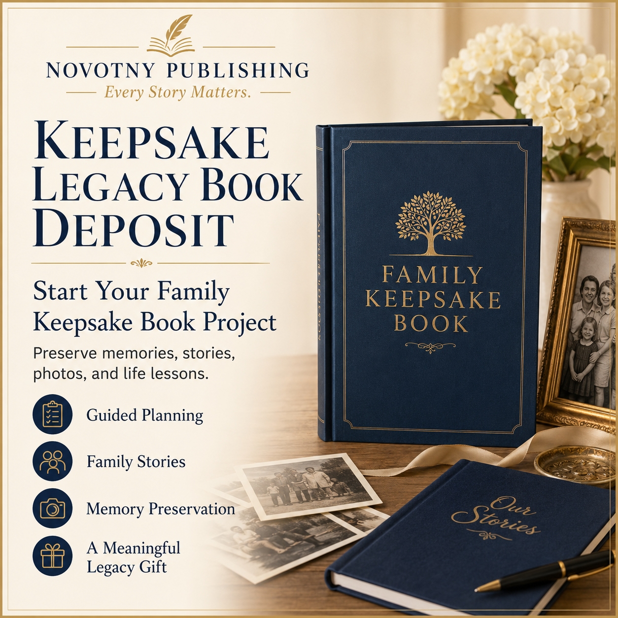 Keepsake Legacy Book Deposit