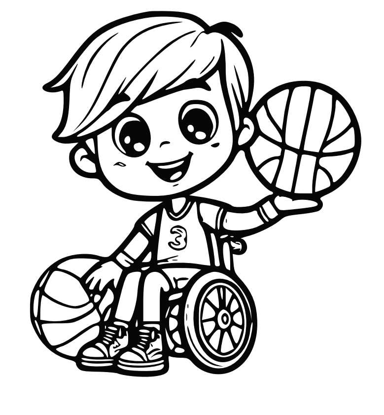 Friends With All Abilities: Coloring Book for Kids