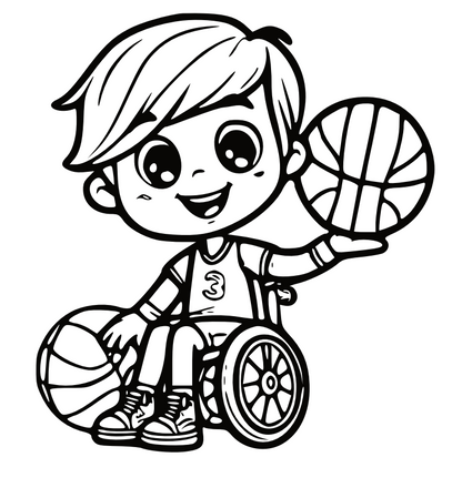 Friends With All Abilities: Coloring Book for Kids