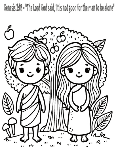 LET THERE BE COLOR! : BIBLE STORIES AND COLORING BOOK