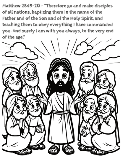 LET THERE BE COLOR! : BIBLE STORIES AND COLORING BOOK